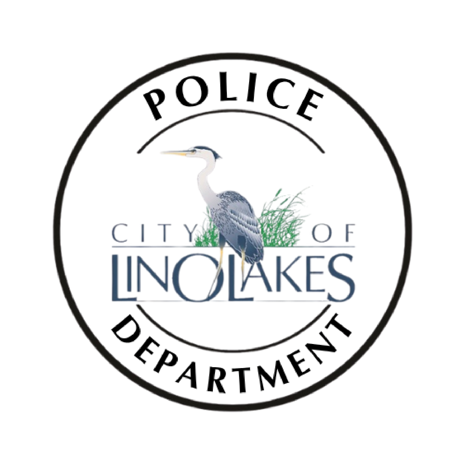 Temporary Police Dept Logo black